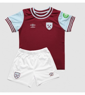 West Ham United Primera Equipación Niños 2024-25 Manga Corta (+ Pantalones cortos)